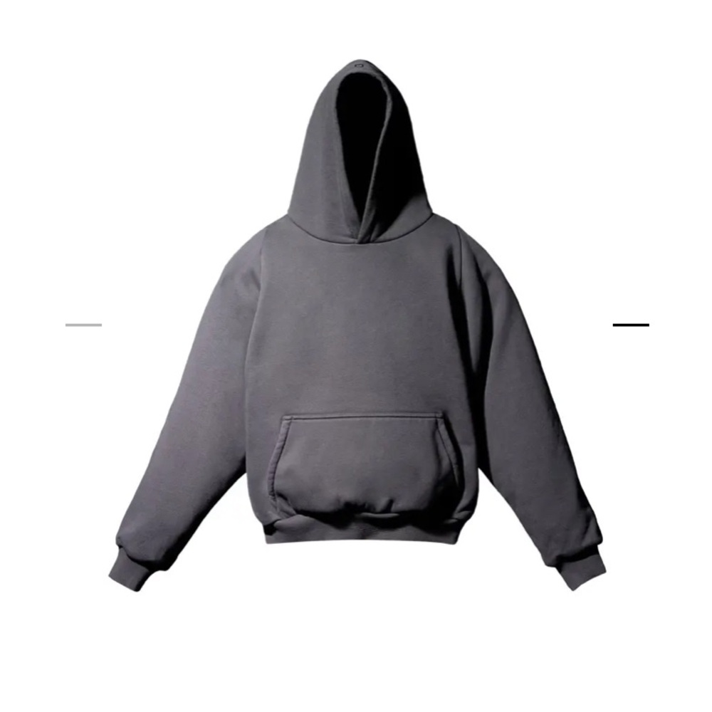 NWT Yeezy Gap Balenciaga logo 55 shrunken hoodie L